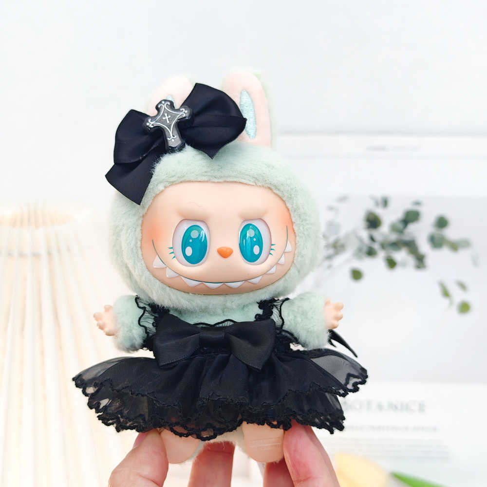 Mini Oblečení pro panenky Outfit Doplňky Pro Korea Kpop Exo 15-17cm Labubu Idol Popruh sukně náhrdelník boty Oblečení Dárek