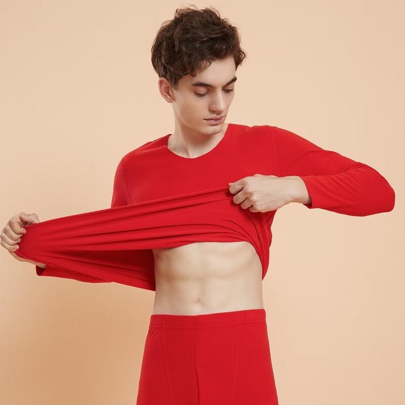 Мужской комплект термобелья Shenbaolai Benmingnian Красный