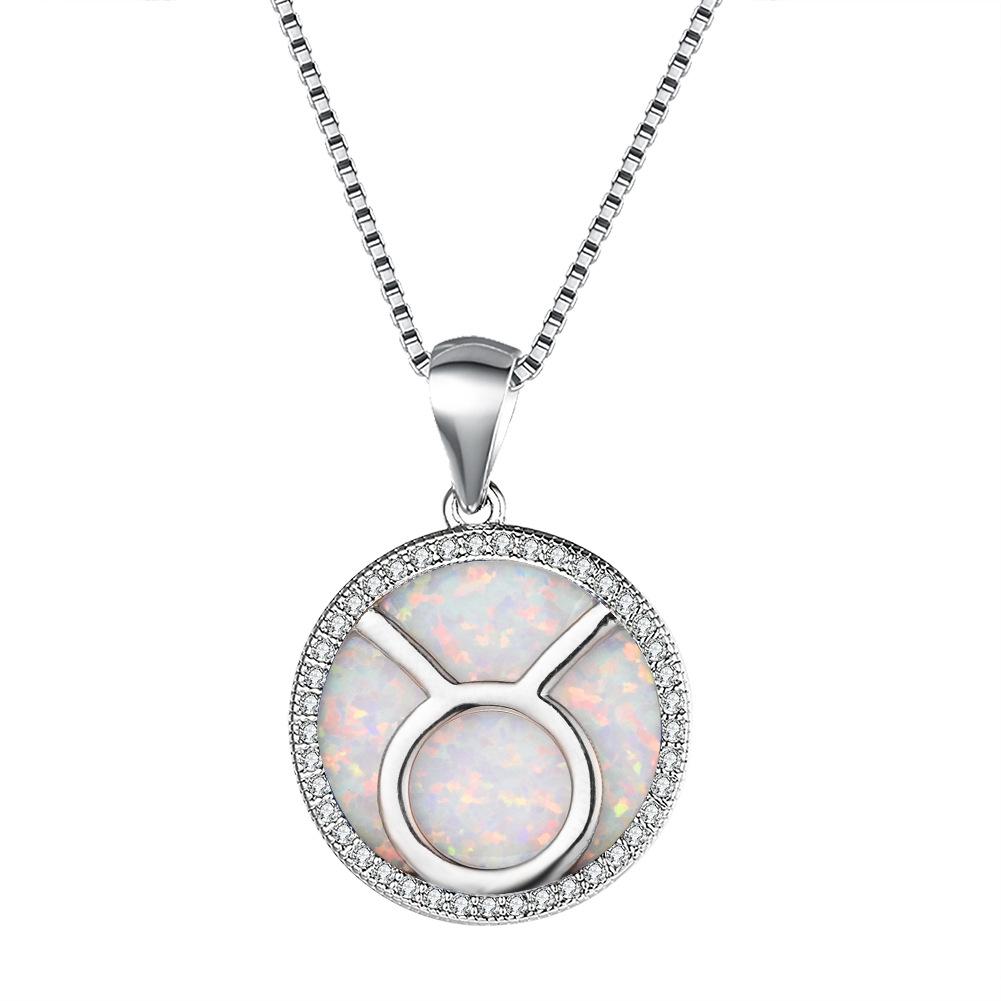 Necklace European and American 12 Constellation Necklace