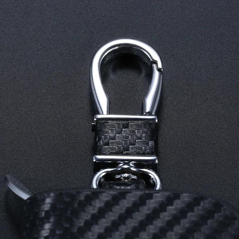 New Leather Car Key Cover Holder Keychain Case For Volkswagen Sharan Golf Passat Jetta Touareg Tiguan Polo Scirocco MK5 Acc
