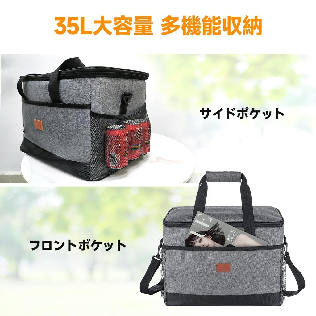 Large Capacity Cooler Bag with Perfect for and Foldable and Can be Carried by Hand or Over the Perfect for and Great for and Picnics Compact,