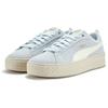 Puma Smash Platform Comfortable Versatile Durable Low-Top Sneakers Women Sneakers Blue White 366488-17