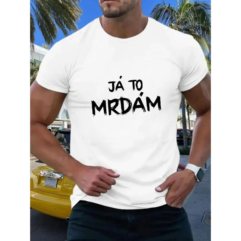 

European sizes Casual Short-Sleeve Mens T-Shirt, Versatile And Comfortable Top for Men, Suitable for Outdoor Activities,Perfect for Summer Fitness 4XL білий