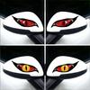 3D Stereo Reflective Eyes Stickers for Car Rearview Mirror Auto Strong Reflective Cat Eyes Waterproof for Truck SUV Car Stickers