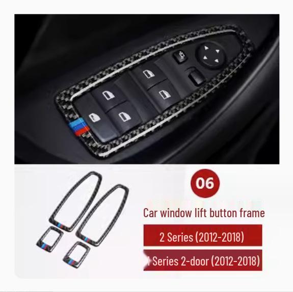 BMW řady 1 & 2 F20/F21 Středová konzole a obložení řadicí páky z uhlíkových vláken