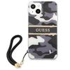 Guess Guhcp13Skcabbk Iphone 13 Mini 5,4 Czarny/Black Hardcase Camo Strap Collection