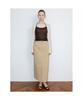 Diaepeocheo Pocket H Line Skirt Beige (Ta6227A01A)