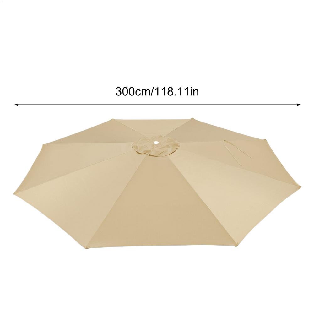 Courtyard Sunshade Umbrella Offset Patio Cantilever Outdoor Courtyard Table Umbrella UV Resistant Courtyard Beach Umbrella бежевый