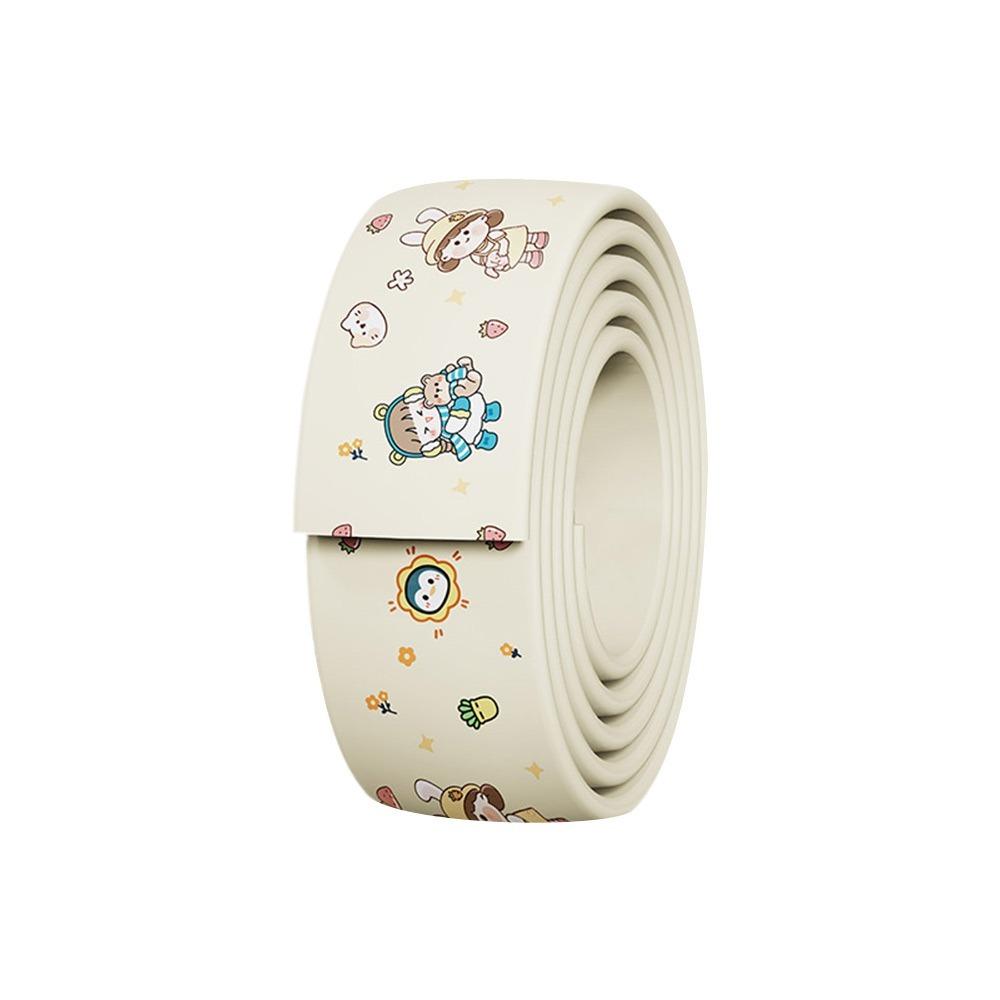 

Baby Safety Anti Collision Cushion Self Adhesive Wall Corner Protector for Window Sill Bedside Beige Girl