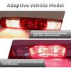 High Mount Stop Third Brake Light Cargo Lamp 25890530 Compatible With 2007-2013 Silverado Sierra 1500 2500HD 3500HD (Red 3 Pin)