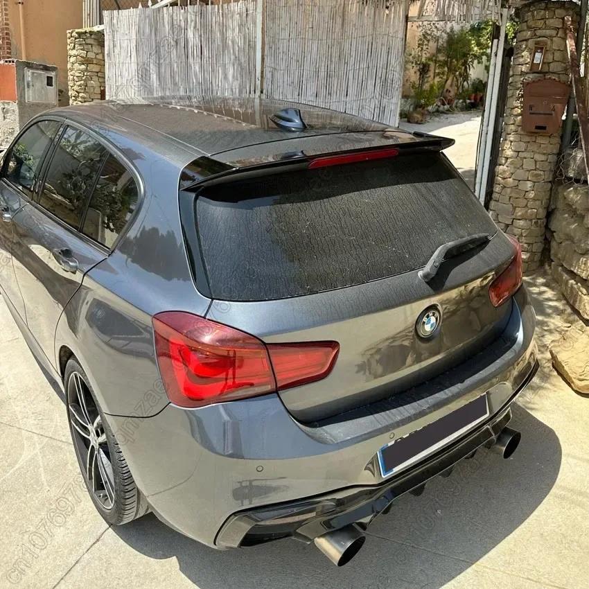 BBJH7 For BMW 1 Series LCI F20 F21 116i 120i 118i M135i 2011-2018 Car Tail Trunk Roof Wings Fixed Wind Spoiler Rear Wing Spoilers