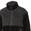 Puma Colorblock Stand Collar Fleece Warm Jacket Men Jackets Black 929821-02