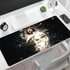 Soccer Player Action Large Mouse Pad Keyboard Pad Study Desk Mat Non-Slip Rubber Base Office and Gaming Desk Decoration