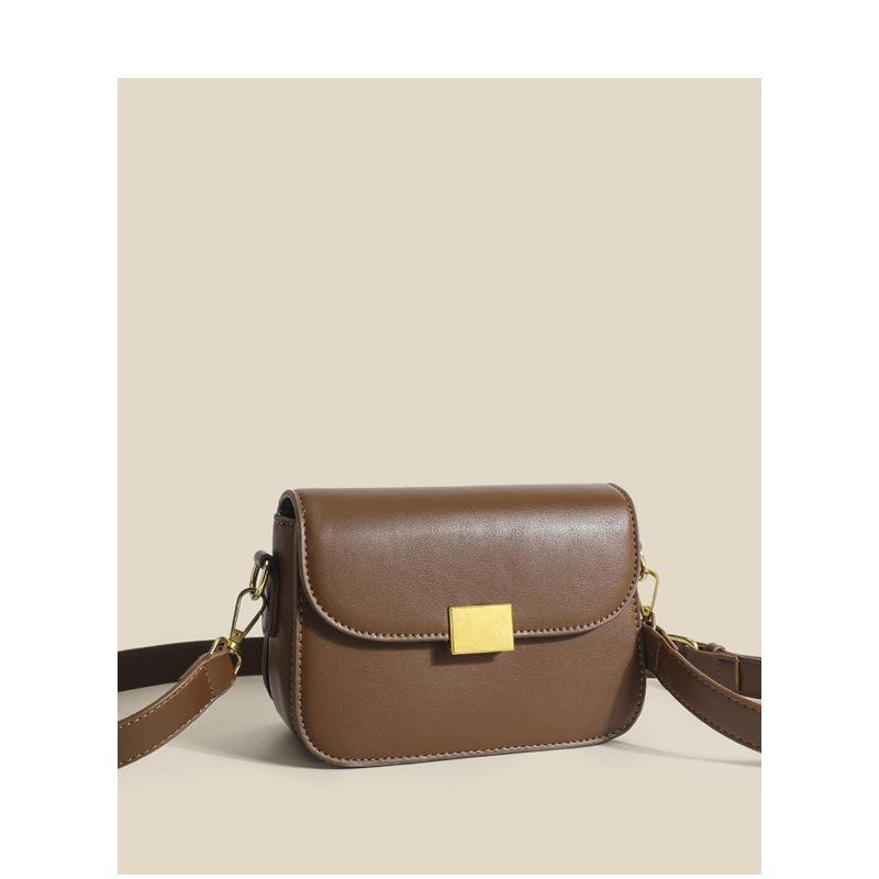 Small Bag Simple French Underarm Bag  Spring and Summer Versatile Textured Women's Bag  One Shoulder Crossbody Small Square Bag Tofu Bag
