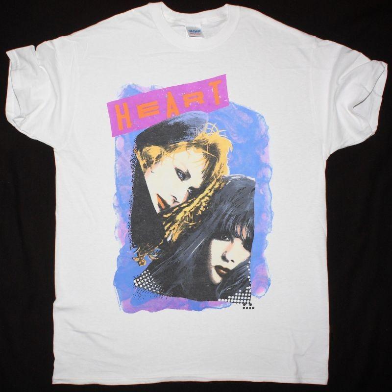 Heart Bad Animals 1988 Tour White T-Shirt Rock Tee S