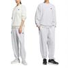 Adidas Fashion Versatile Soft Comfortable Sports Long Pants Unisex Bottoms Light-Gray JM9119
