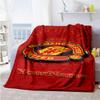 Manchester Customize Text Blanket Lightweight Customizable Blanket Durable Comfort for Office Chair Chair Bedding Sofa for All Occasions