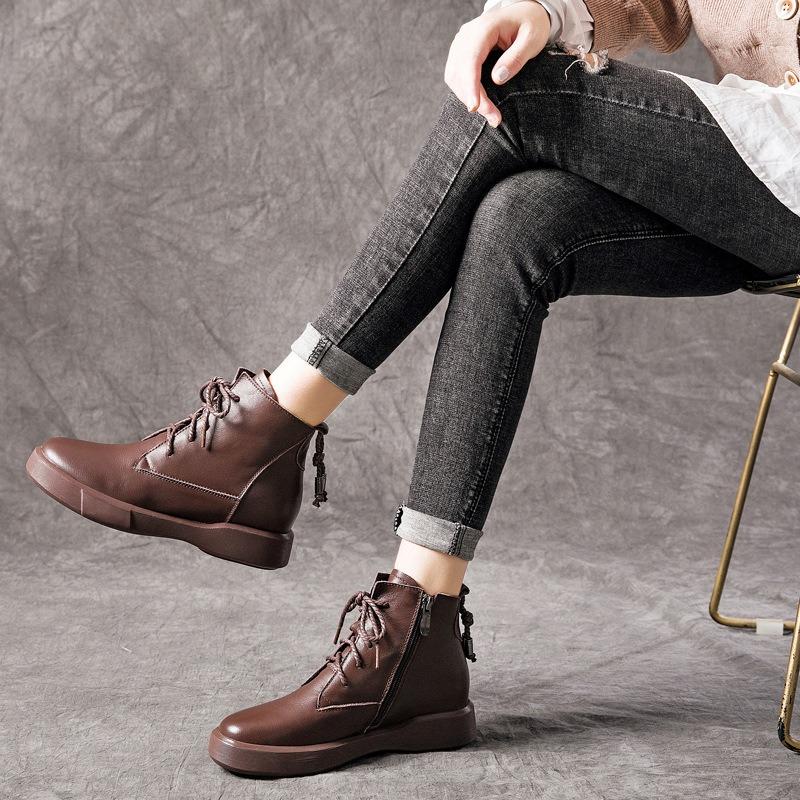 Leather Women's Boots Martin Boots Short Boots