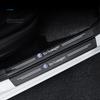 For Volkswagen Car Door Sill Scuff Plate Carbon Fiber Sticker Protector For VW Volkswagen GTI Golf Polo Tiguan Passat Touareg Magotan Jetta PT7