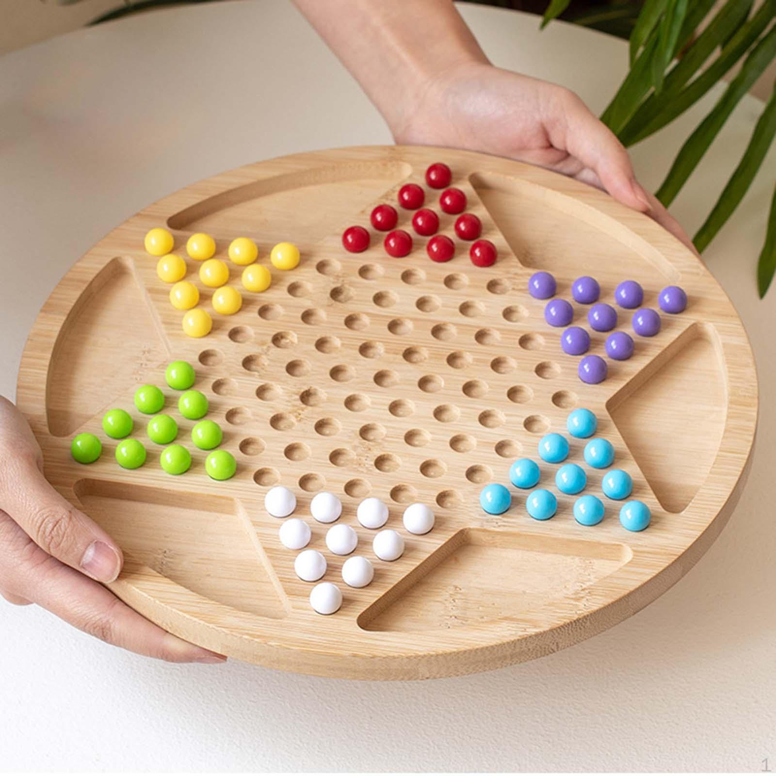 

Chinese Checkers Game Set 29cm Family Board for Seniors Kids Boys Girls