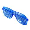 LED Sonnenbrille Leuchten im Dunkeln Blinkende Leuchtende Shutter Shades Brille für Halloween Party Blau