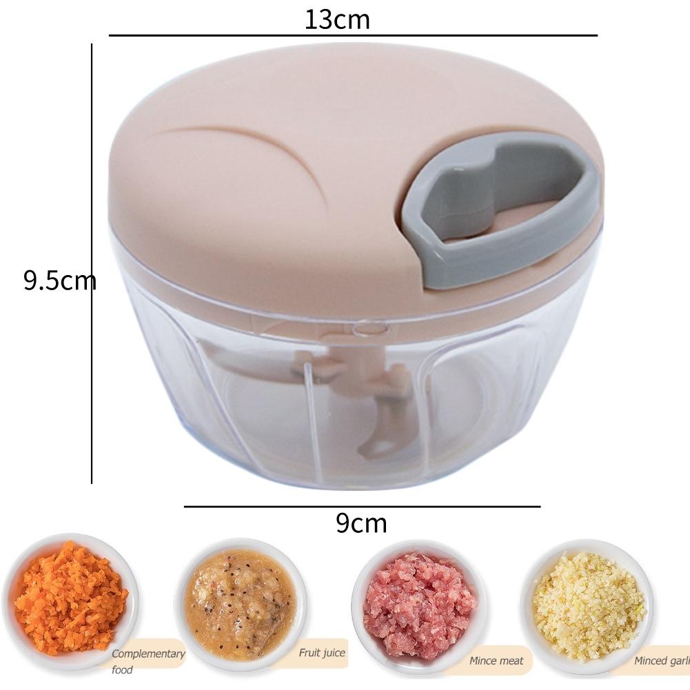 350ml Electric Food Chopper Garlic Masher Crusher Mini Cooking Machine USB Charging Garlic Chopper Detachable Kitchen Supplies