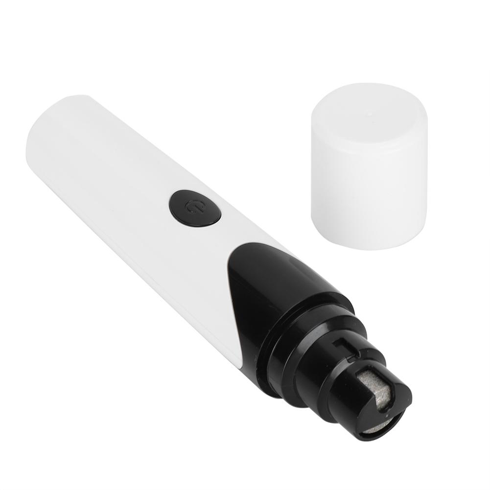 Pet Electric Nail Grinder Low Noise USB Charging Lasting Automatic Paw Grooming Trimmer