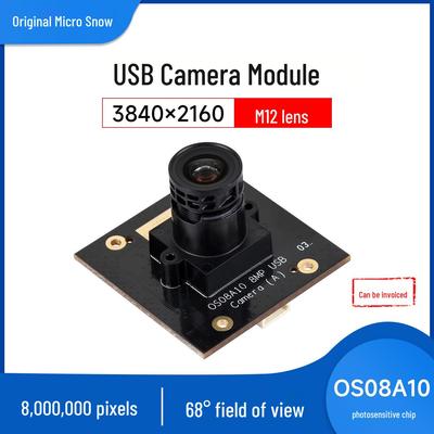 8MP M12 USB2.0 Plug & Play Camera Module with OS08A10 Sensor