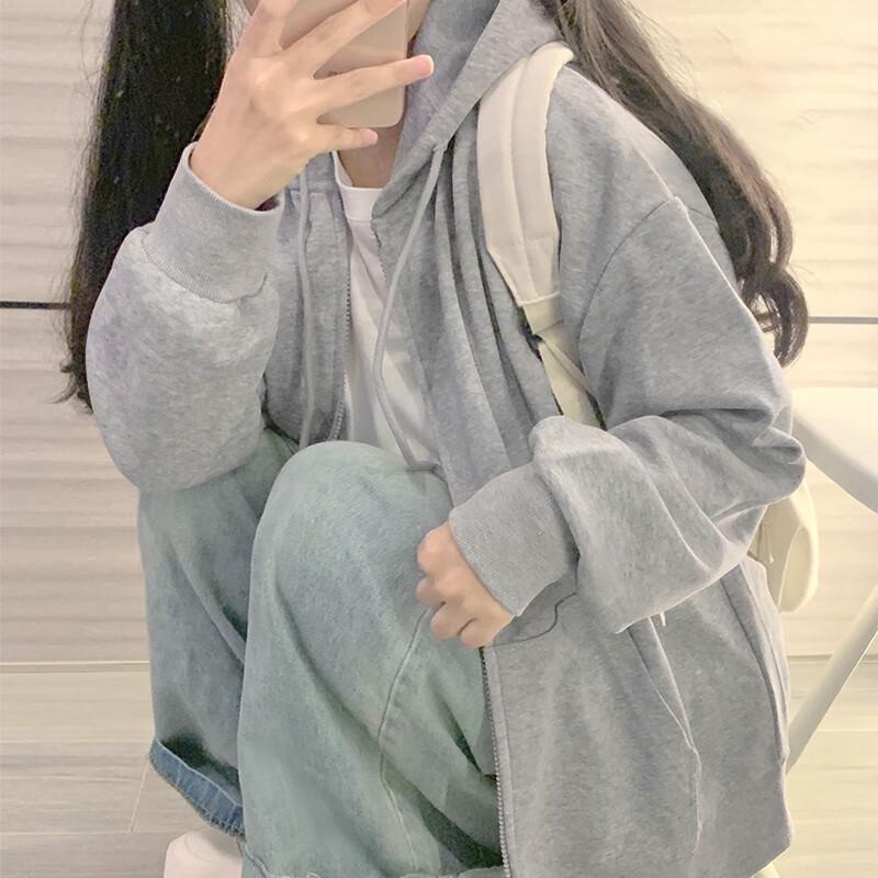 JEANSWEST Damen 2025 Locker sitzendes Kapuzen-Freizeit-Sweatshirt