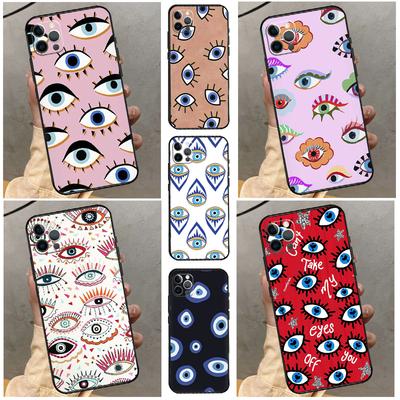 Lucky Eye Blue Evil Eye Print Case For Samsung Galaxy M31 M21 M11 M13 M54 M34 M14 M56 M36 M16 M53 M32 M52 M35 M55 M15 M06