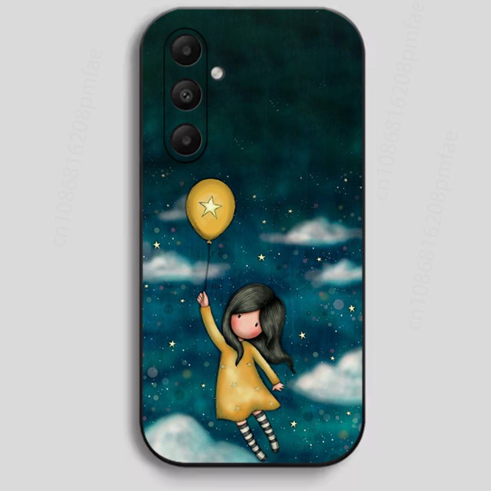 Cute S-Santoro G-Gorjuss Phone Case for Samsung Galaxy A73,23,53,33,24,72,22,52,32,54,A34 Soft Cover