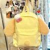 Shoulder Cookieann Plush Backpack Cartoon Bag Large Capacity Design Zipper