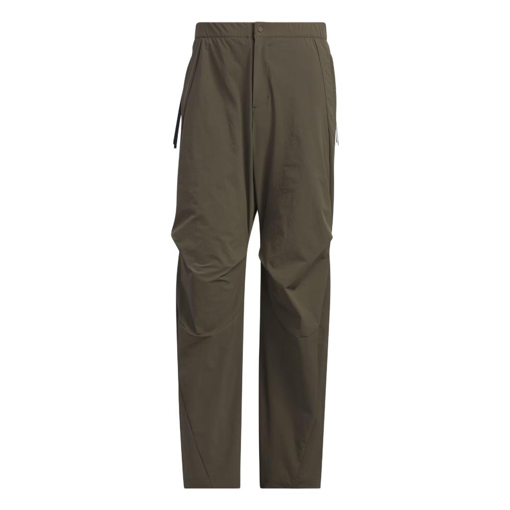 Adidas FW24 Pre Woven Tracksuit Bottoms Series Comfortable Versatile Sports Solid Color Casual Pants Men Bottoms Dark-Olive-Green JN3482