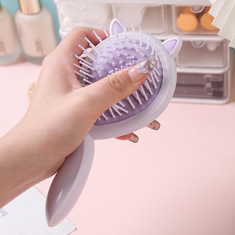 1 ks Nový hřeben s airbagem pro koťátka Roztomilý kreslený dětský masážní hřeben Hřeben na kudrnaté vlasy Hřeben na rovné vlasy Barevný hřeben se vzduchovým polštářem