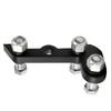   Excavator L Shaped Bracket Replacement for     Excavator 3 Hole Hydraulic Thumb Clip Bracket with 3 Pull Pins