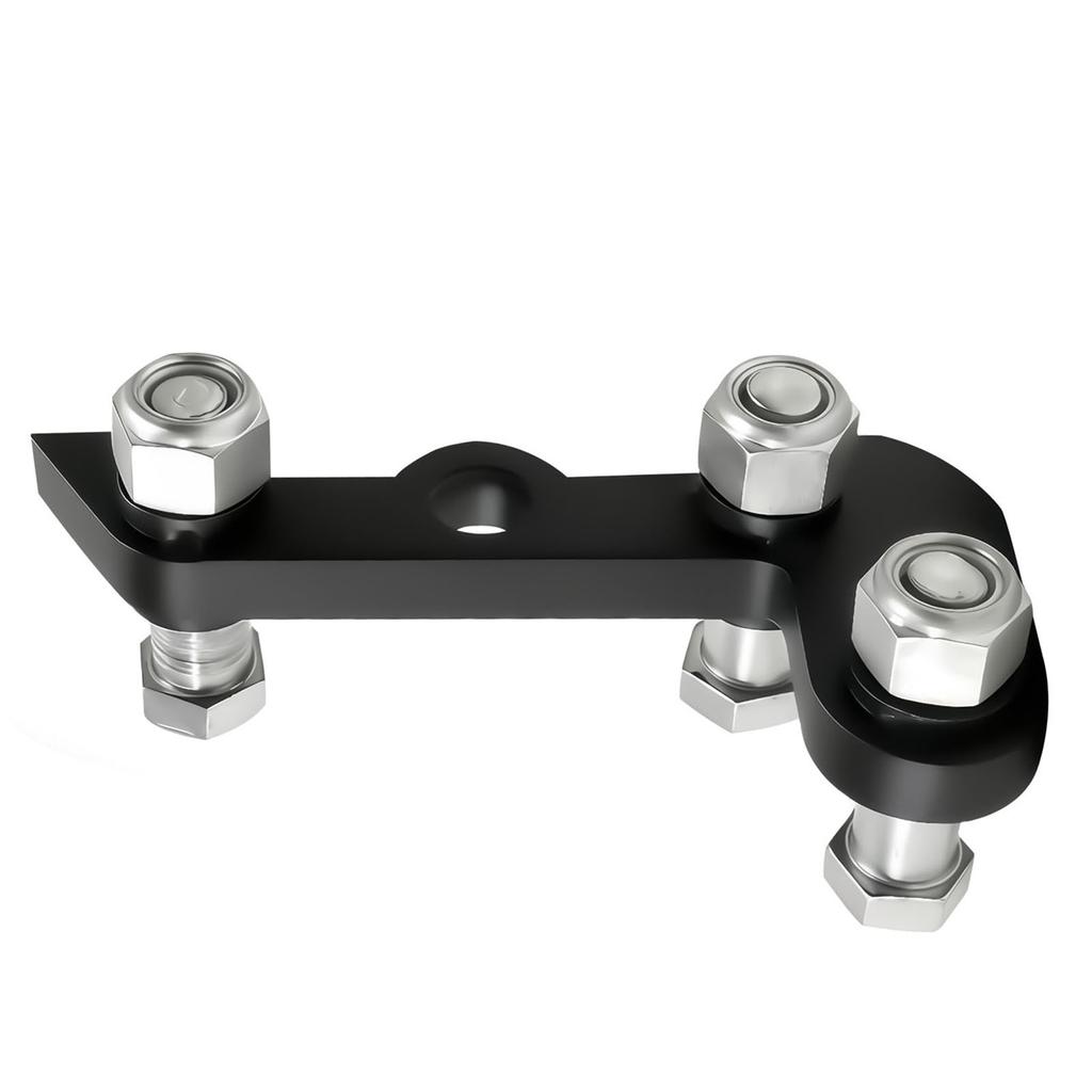 Excavator L Shaped Bracket Replacement for Excavator 3 Hole Hydraulic Thumb Clip Bracket with 3 Pull Pins