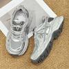 Dad Shoes Girl 2025 Summer New Small Sneakers Suction Film Bottom Mesh Breathable Women's Shoes Versatile Shoes Children