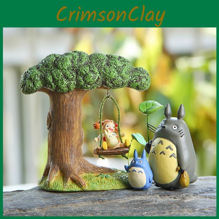Neighbor My Totoro Resin Miniature Leaf Swing Ornament For Gift Decoration And