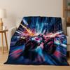 Manta de Flanela Personalizada com Arte para Motociclista, Manta Macia e Aconchegante para Casa, Quarto, Cama, Sofá, Cobertura de Piquenique, Presente