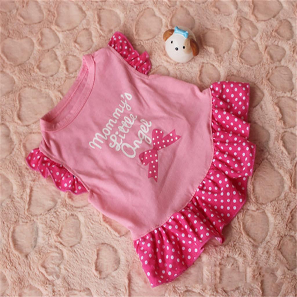 Pet Summer Clothing New Pet Clothing And Dog Clothing Cotton Flying Skirt