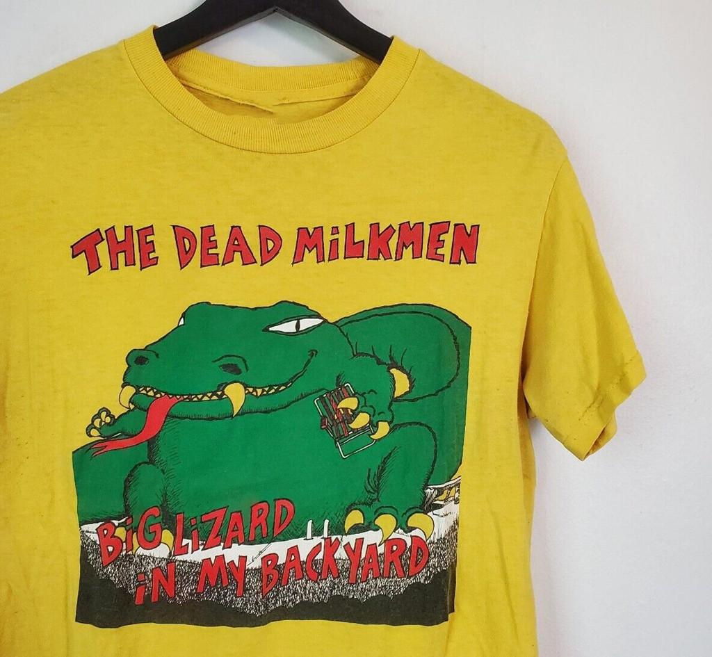The Dead Milkmen Band Rock T-shirt Yellow Unisex Tee S To 5Xl 1F375