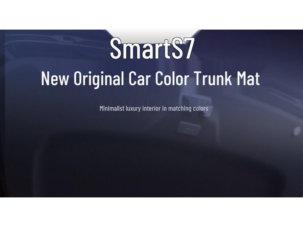 Luxeed S7 Trunk Mat Full Coverage 2026: Car Interior Floor Mat Accessory