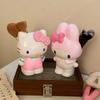 Sanrio Hello Kitty My Melody Pen Holder Cartoon Stationery Makeup Brush Organizer Desktop Decoration Christmas Ornament Gifts