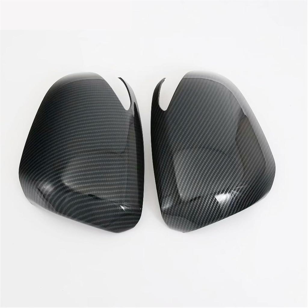 Side Door Rearview Mirror Cover Compatible with Hyundai Santa Fe 2019 2020 2021 Chrome Exterior Accessories Car Sticker (Color : ABS Carbon Fiber),