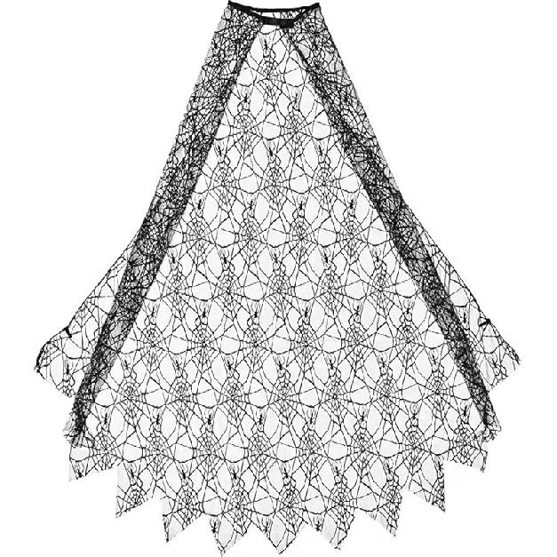 Плащ-паутина на Хэллоуин для детей, ролевая игра на Хэллоуин, нарядный плащ-паутина Kids Spider Web Cape