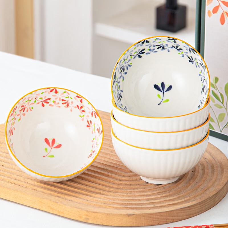 ZISIZ European Ceramic Bowl & Chopstick Gift Set