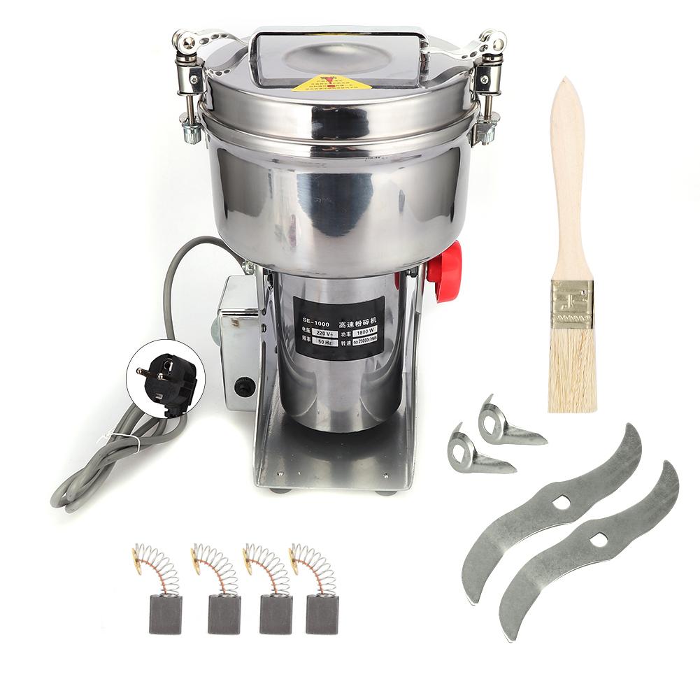 1000g Mini Electric Grinder Household Dry Grinding Whole Grains Chinese Herbal Grinding Machine