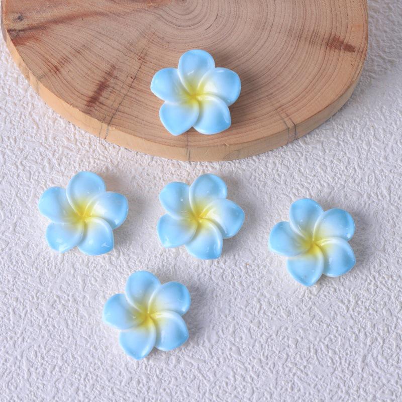 Frangipani Harzblume DIY Schmuck: Schlüsselanhänger, Anhänger, Haarspangen und Aufnäher