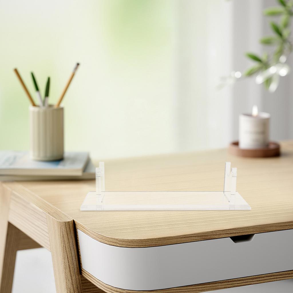 Transparent Acrylic Stand Fixed Display Display Rack Desktop Holder for Collection Elegant Home Office Decor