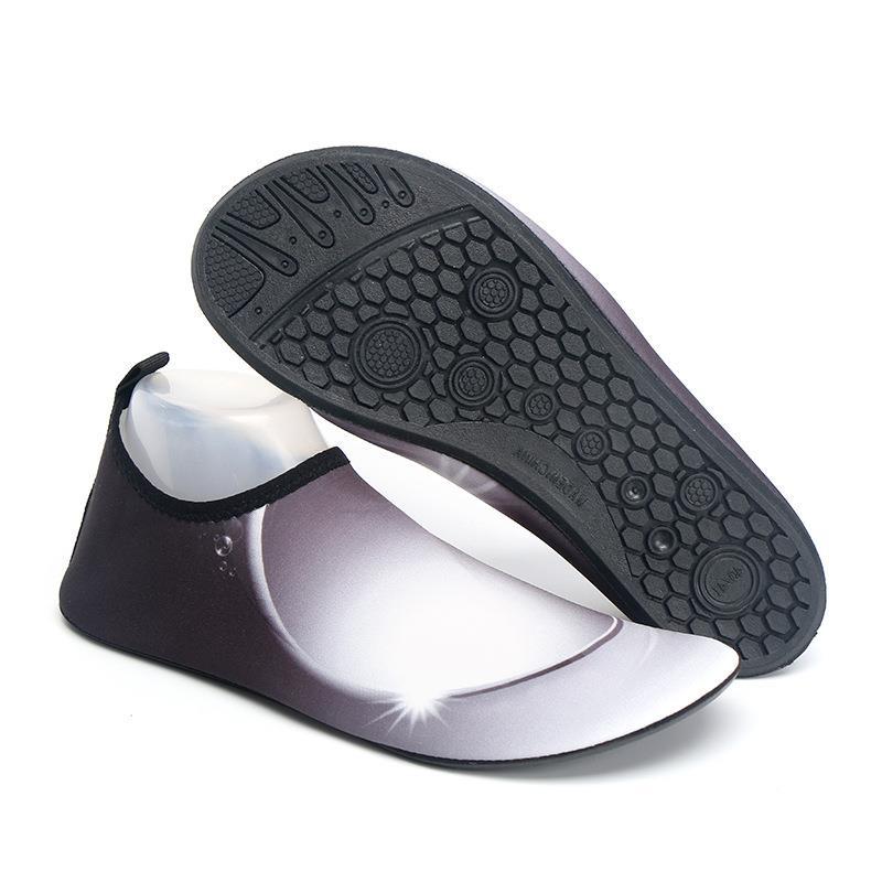 Тонкая подошва Парные пляжные туфли Обувь для ручья Плавание Рыбалка Дайвинг Кожа Йога — фото 3